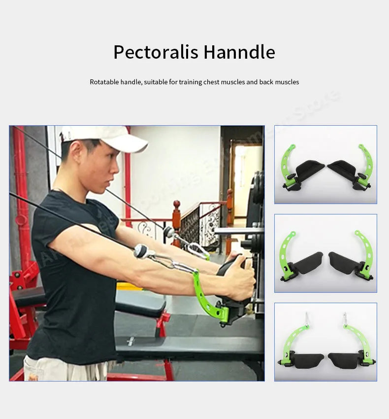 Rotating V-Bar Cable Handle