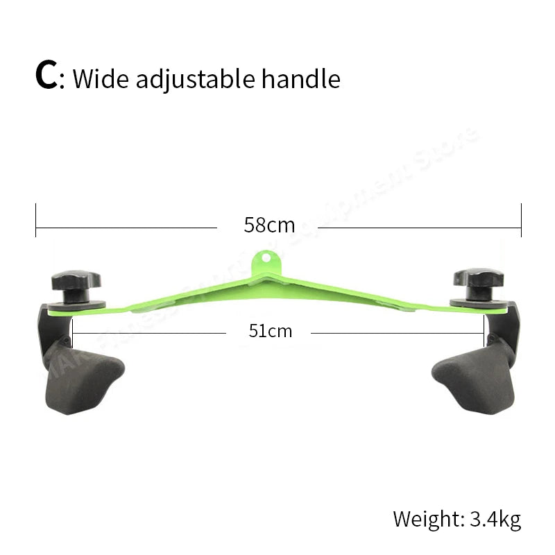Rotating V-Bar Cable Handle
