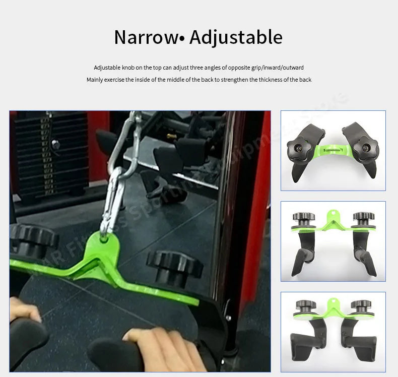 Rotating V-Bar Cable Handle